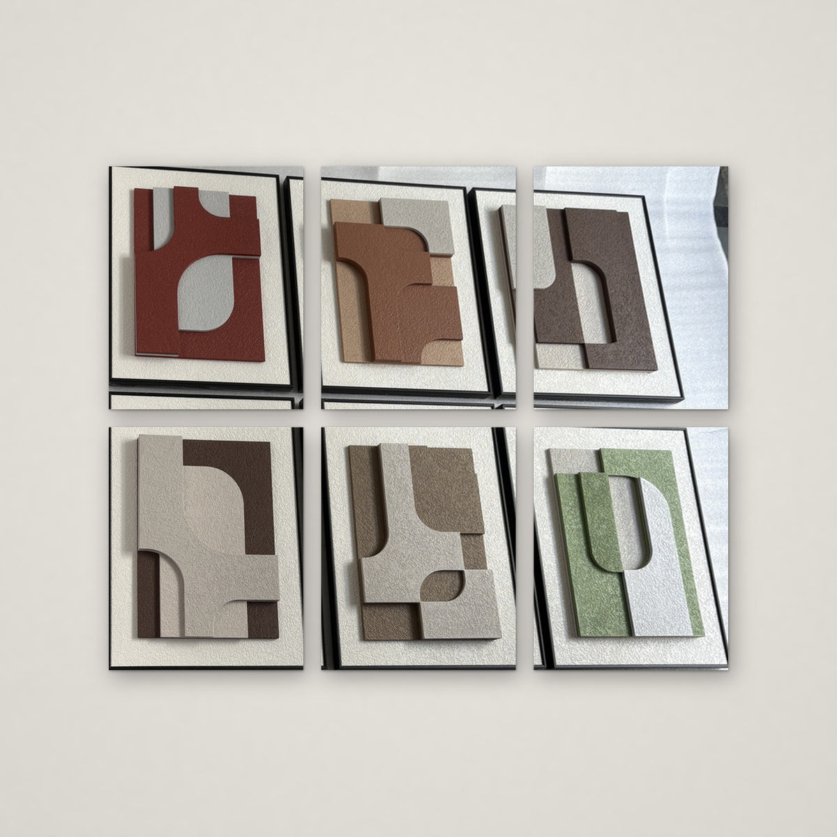 Contour Six relief wall art