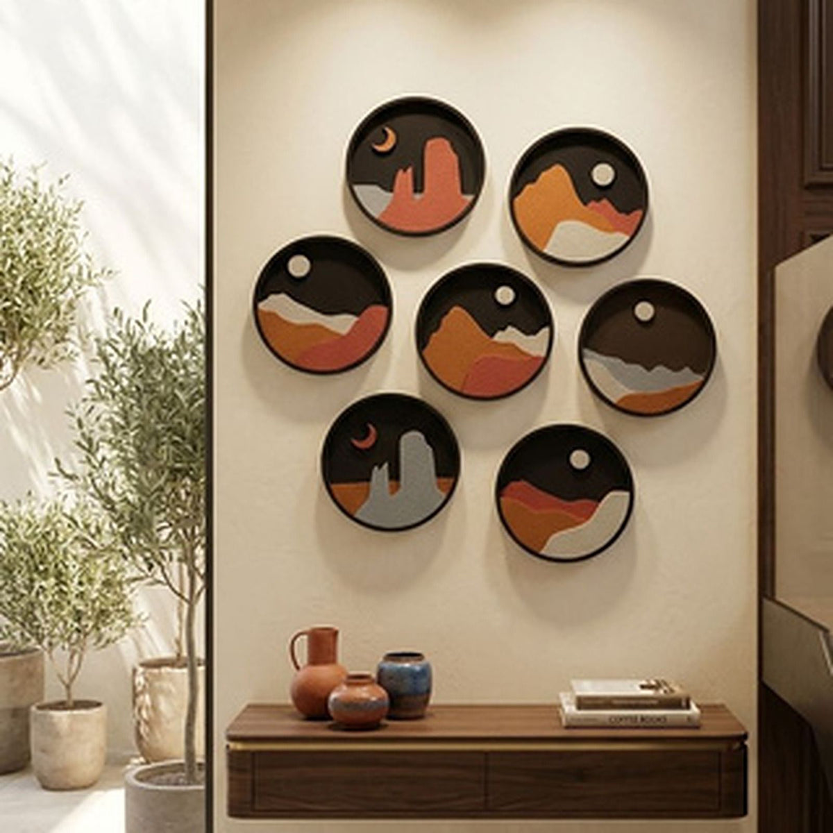 Desert Moons in an entryway