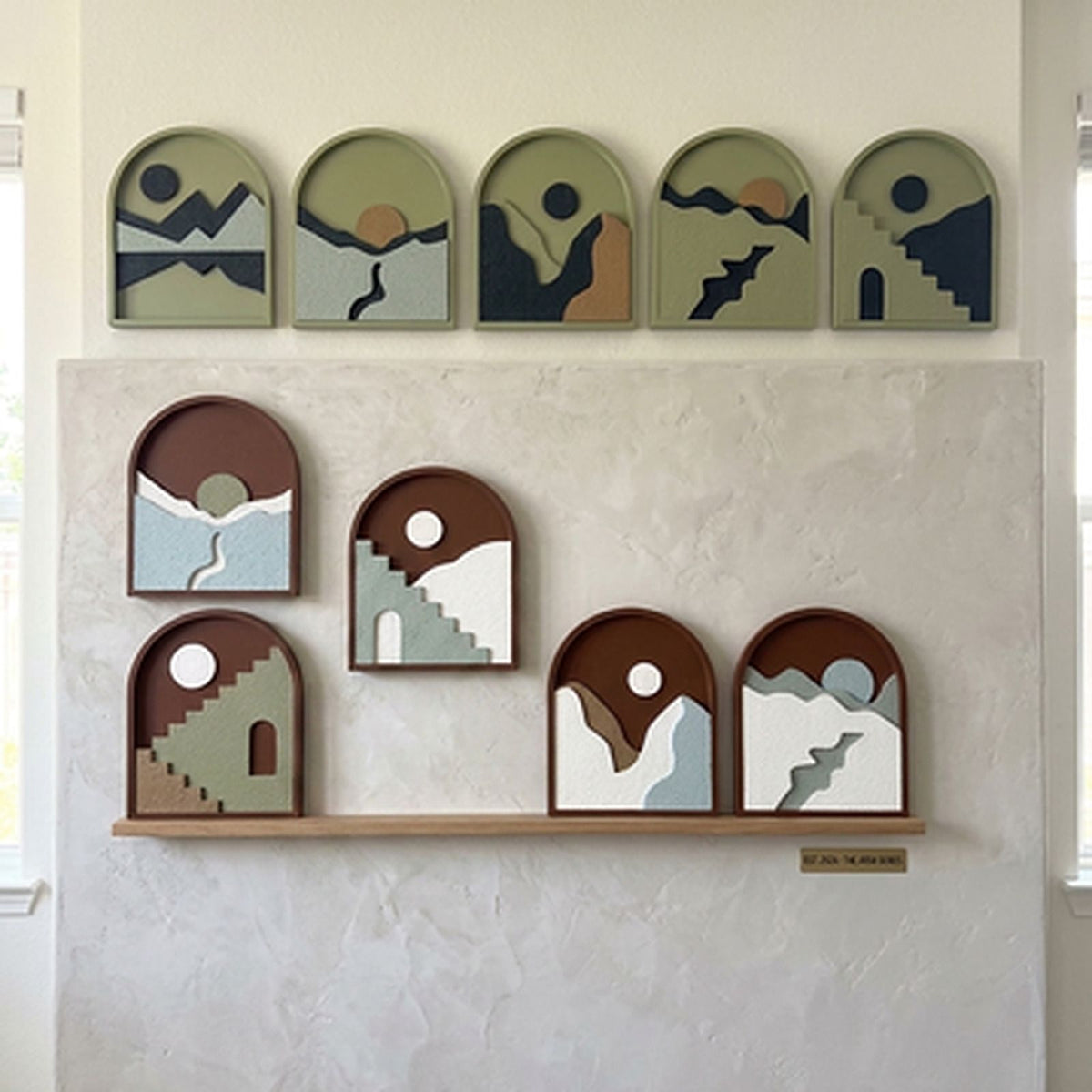 Dune Arch on a living room wall