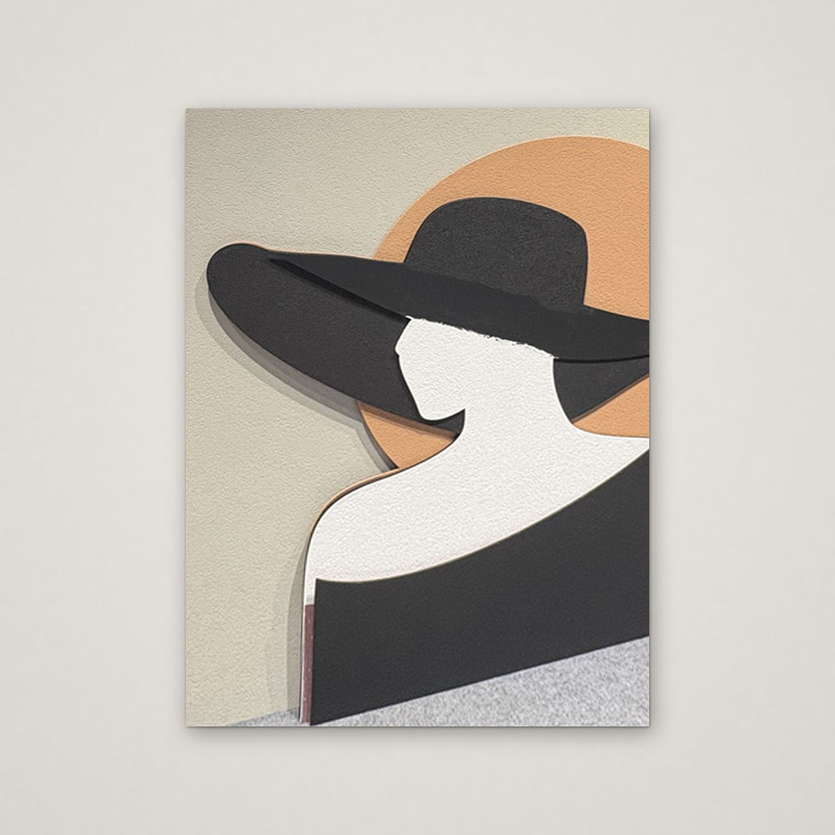 Femme Noire relief wall art