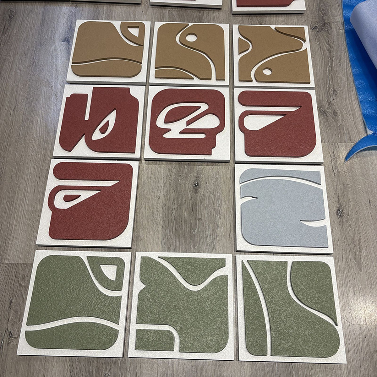 Flora Tiles, studio photo