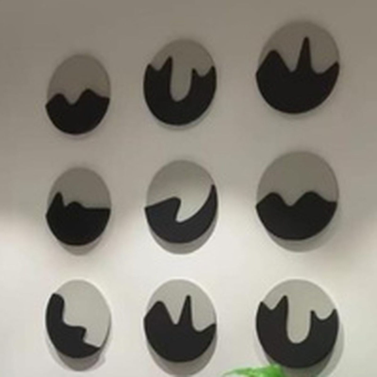Ink Peaks relief wall art
