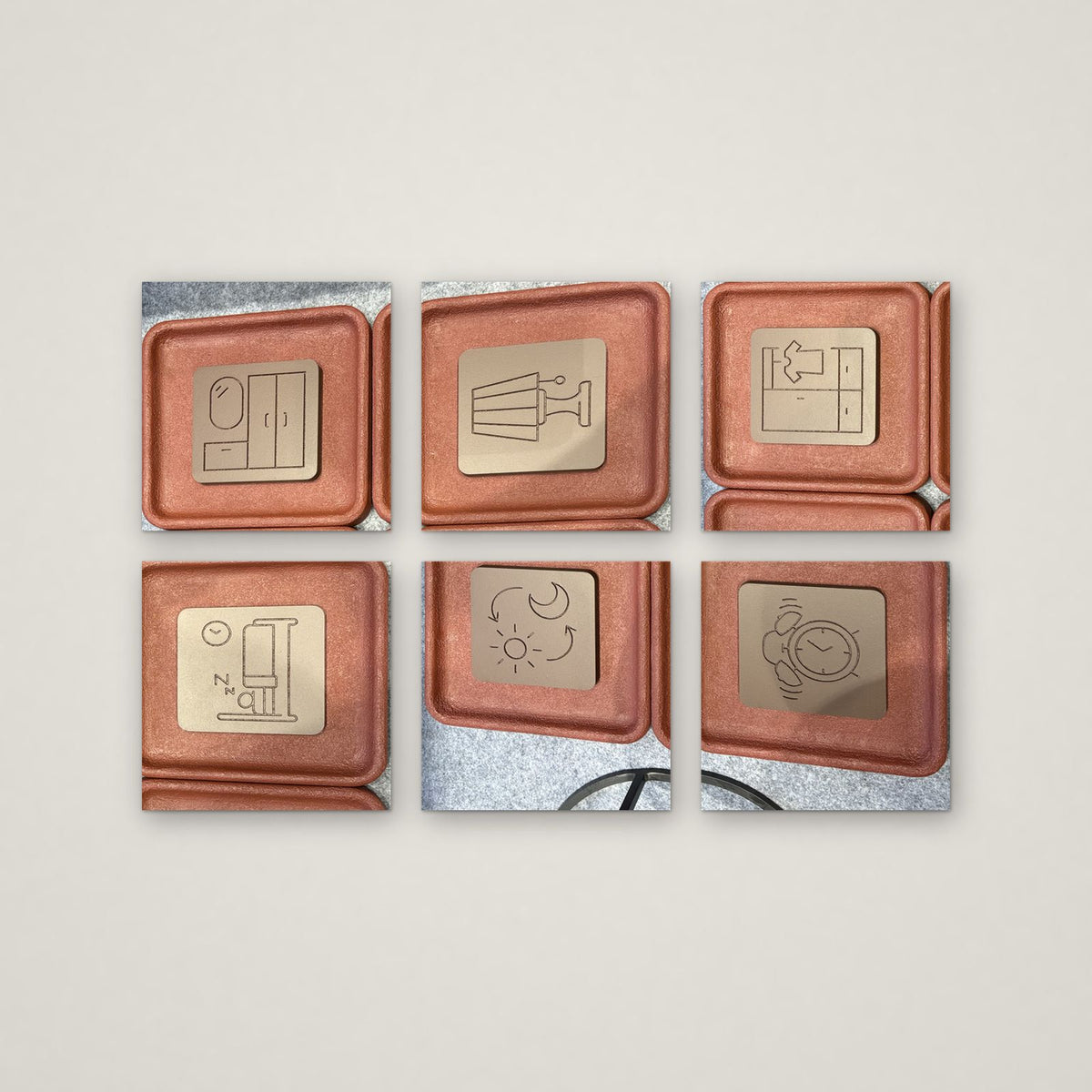 Pantry Lines relief wall art