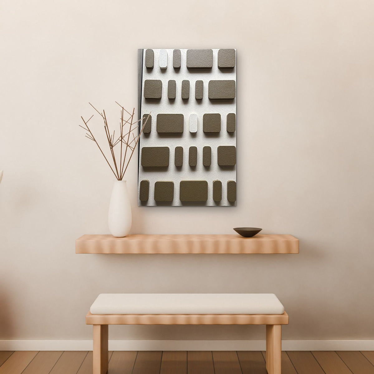 Stone Garden in an entryway